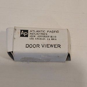 Vintage Bronze Finish Door Viewer Peephole - New in box